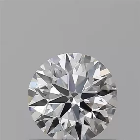 0.37-Carat Round Shape Lab Grown Diamond