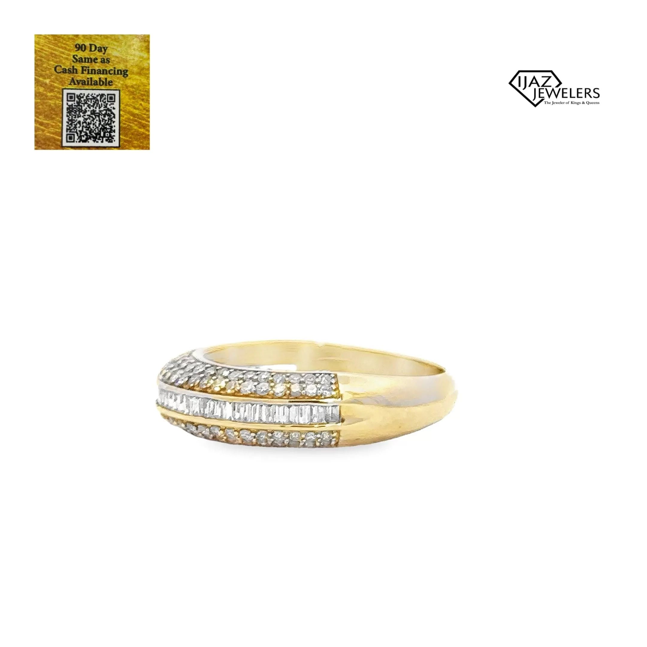 10K Gold 1.35 CTW Diamond Band