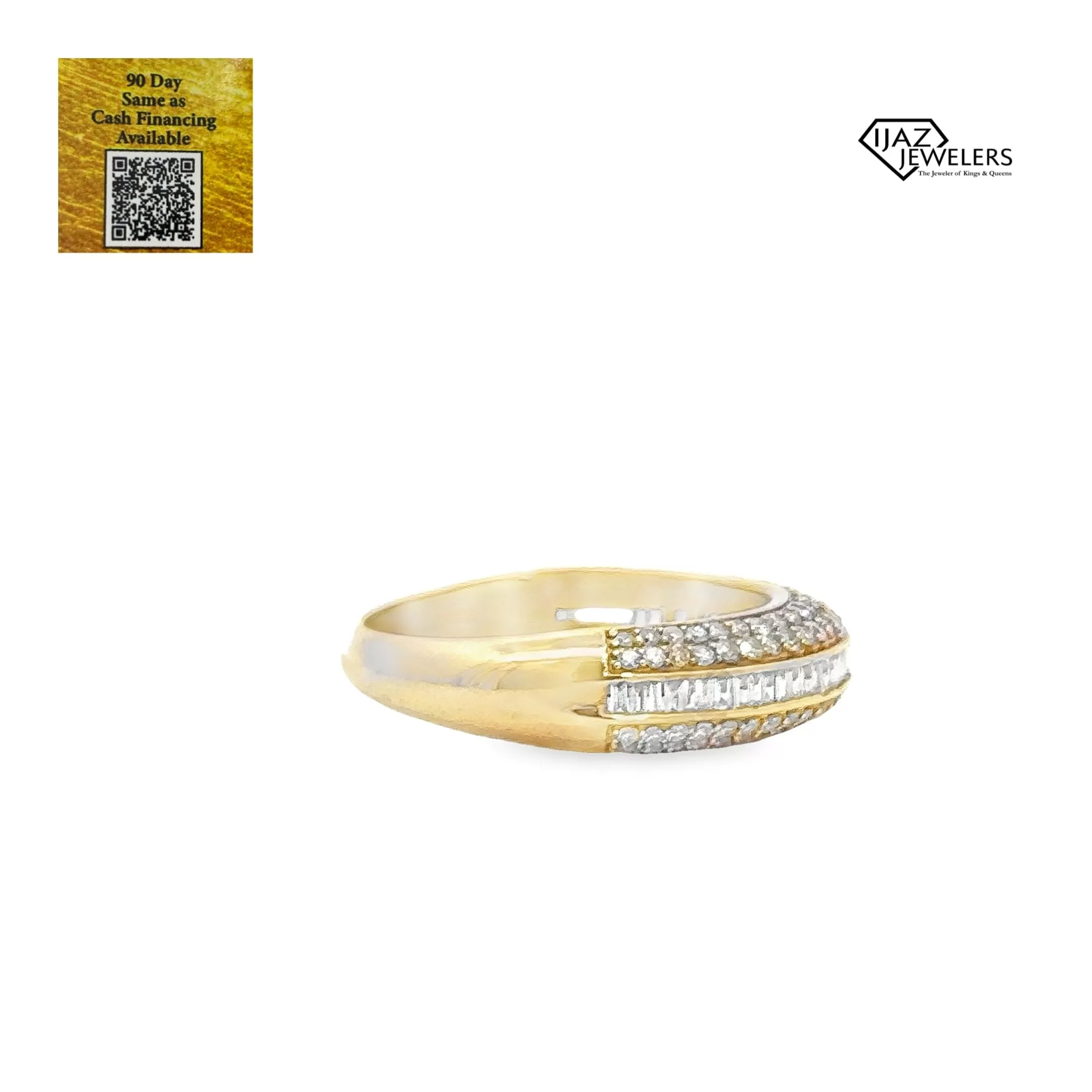 10K Gold 1.35 CTW Diamond Band