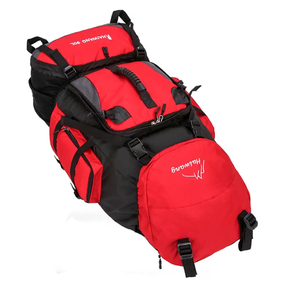 90L Large Capacity Waterproof Outdoor Travel Backpack Hiking Bag for Men