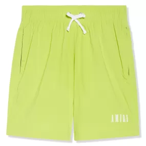 Amiri Core Logo Swim Shorts Lime