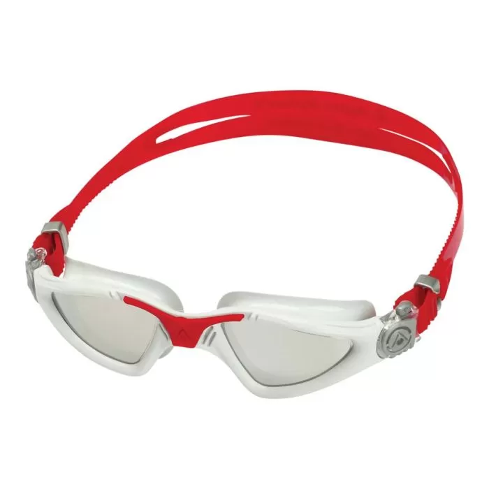 Aqua Sphere Kayenne.A1 - Gray/Red - Silver Titanium Mirrored