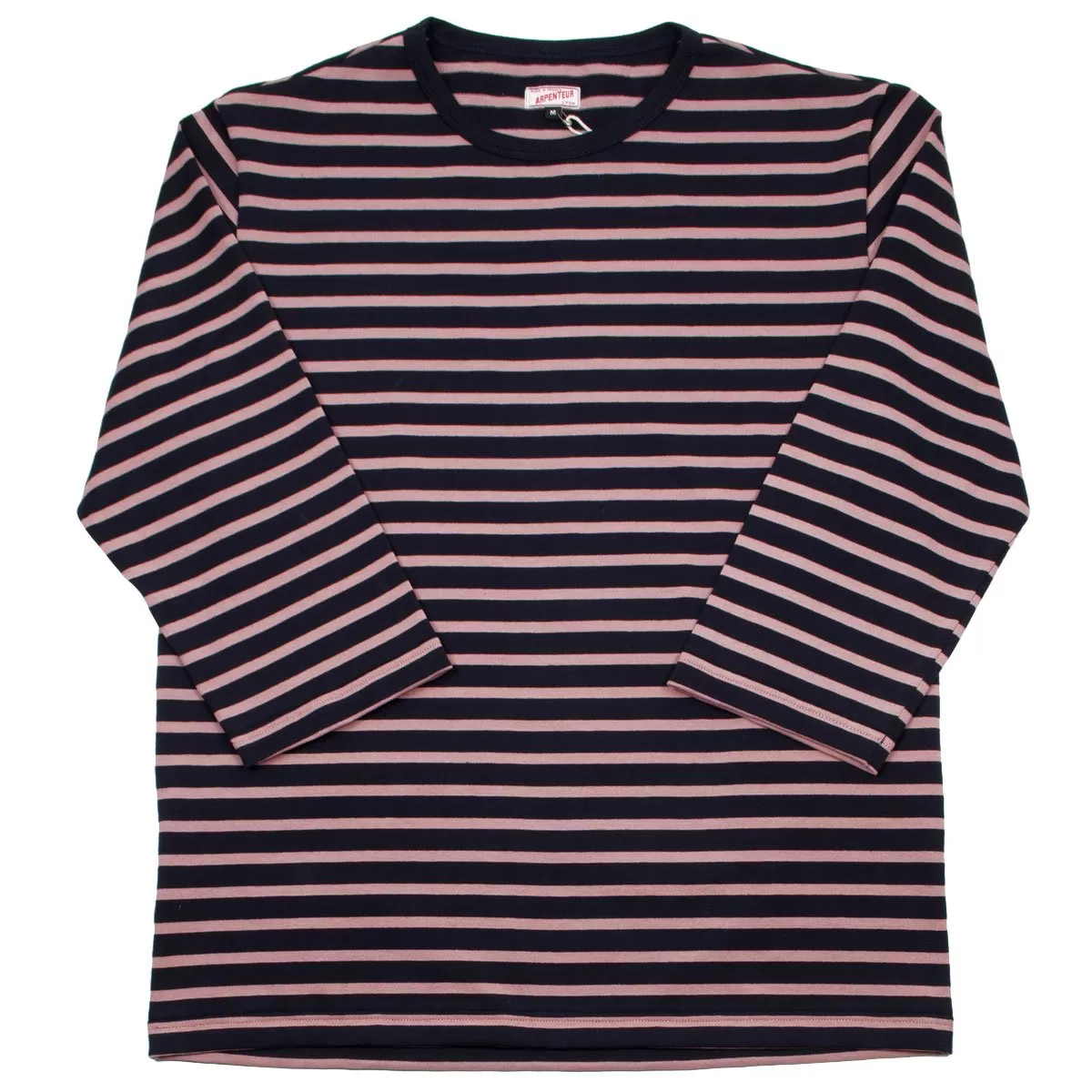 Arpenteur - Brehat Breton Jersey - Navy / Pink Stripes