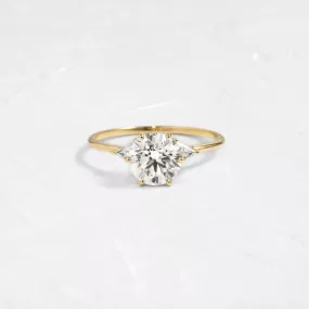 Arrow Ring, 1.5ct. Round Cut