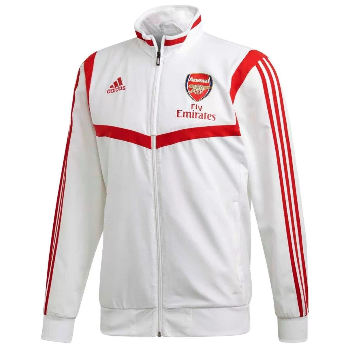 Arsenal presentation Soccer tracksuit white/navy 2020 - Adidas