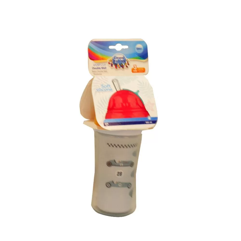 Baby Sippy Cup With Silicone Staw 12m  260 ml