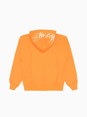 Back Hood Logo Hoodie Tangerine