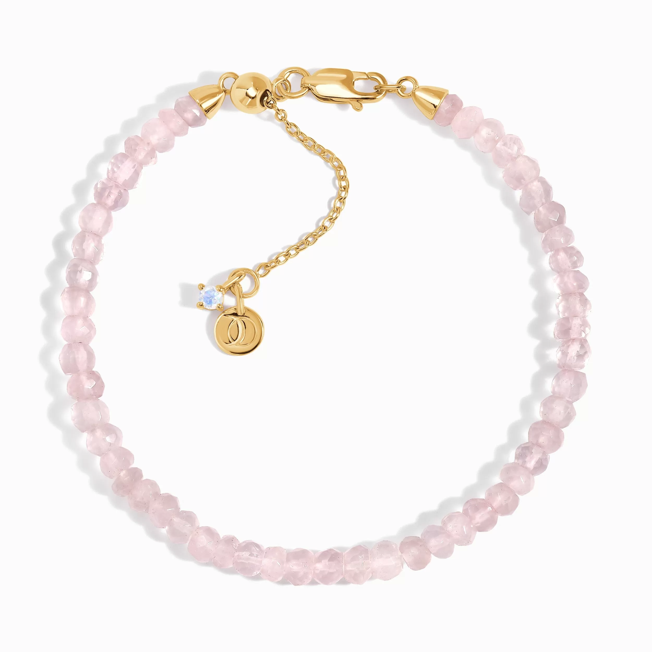 Beads Bracelet - Rose Quartz