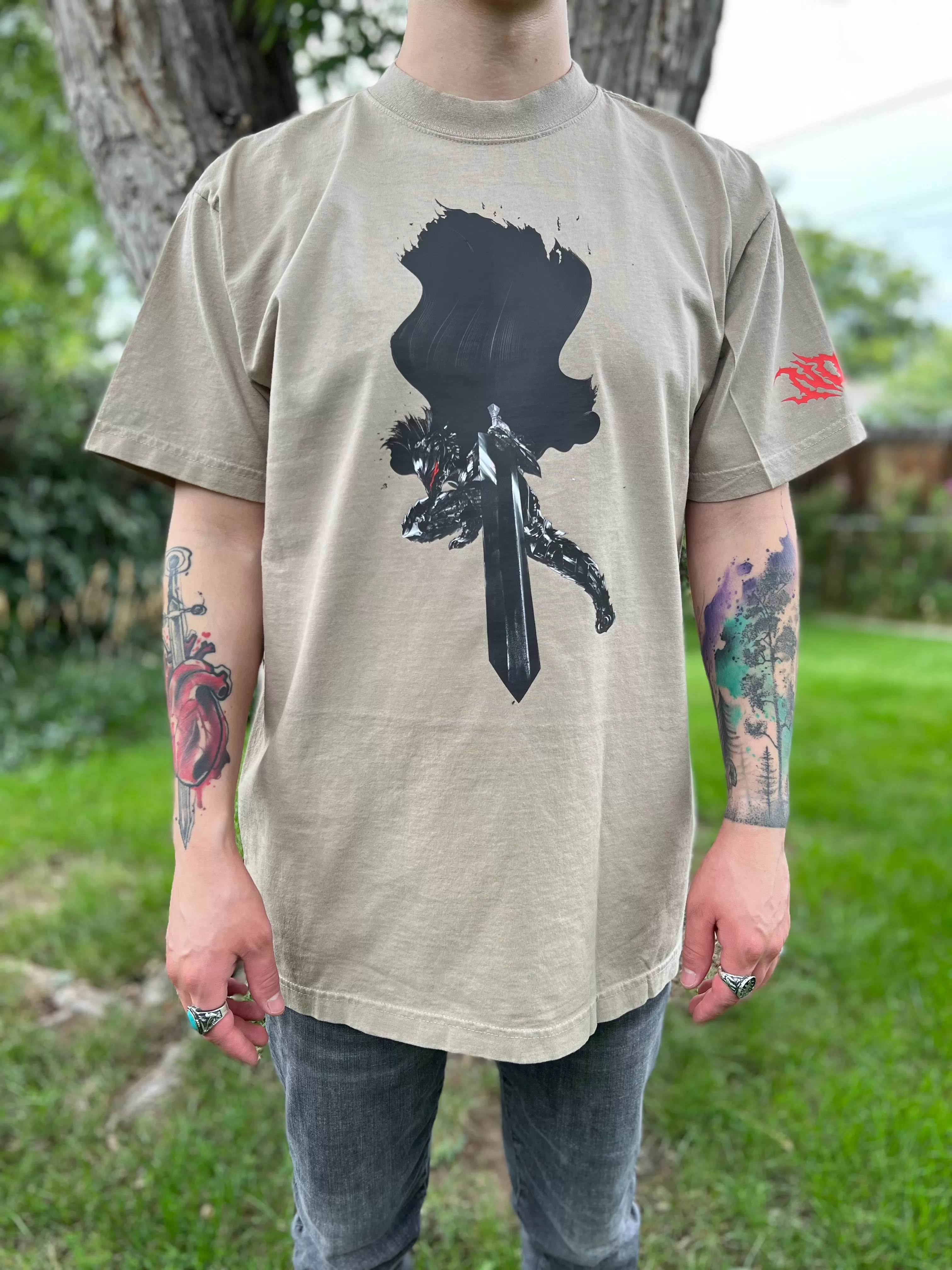 BERSERK v2 SHIRT - VINTAGE WHT/OATMEAL