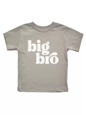 Big Bro Baby and Kids Shirt - Stone