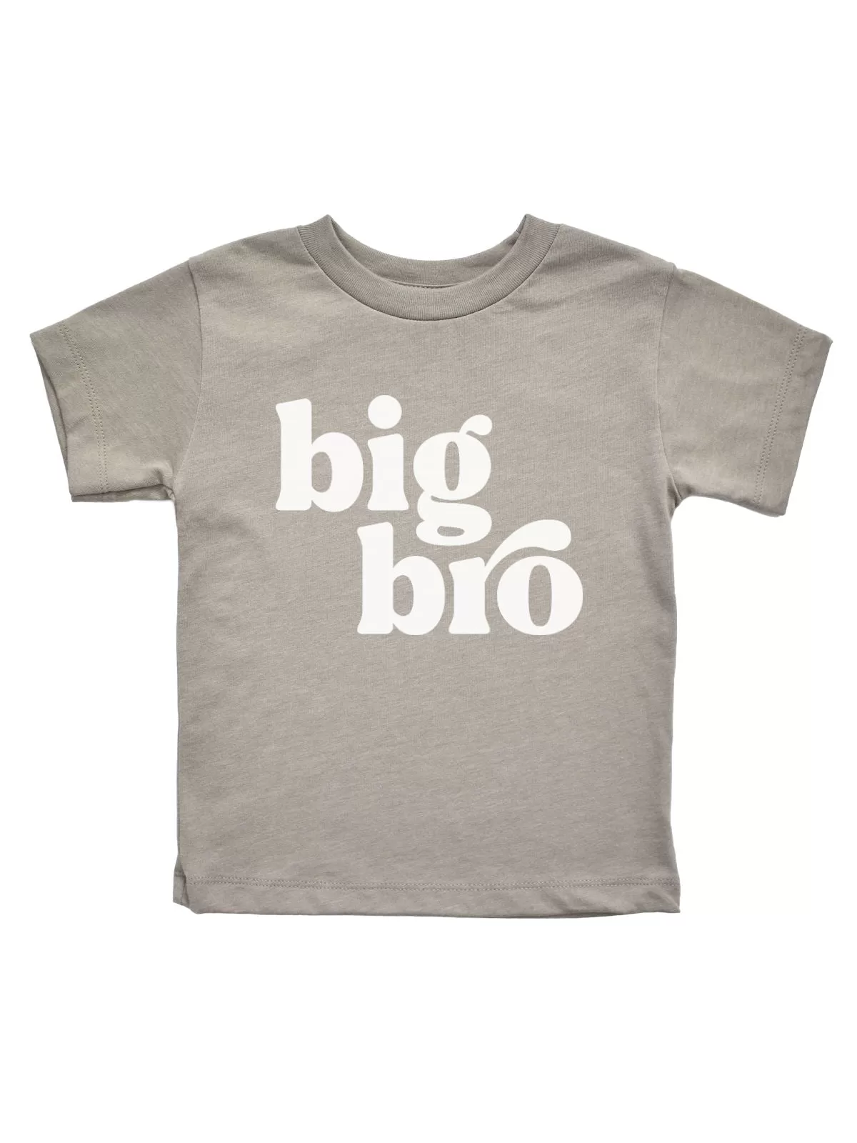 Big Bro Baby and Kids Shirt - Stone