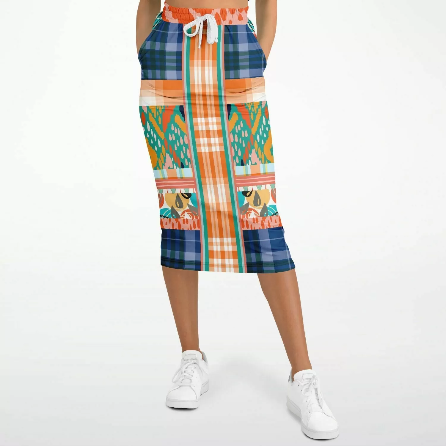 Billie Jean Eco-Poly Long Pocket Skirt