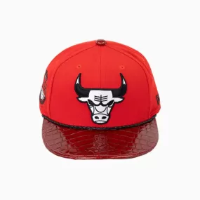 Breyer's Buck 50 Chicago Bulls Hat With Leather Visor