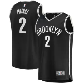 Brooklyn Nets Taurean Prince Fanatics Branded Replica Fast Break Icon Jersey Kids - Black | Ireland M9628A8