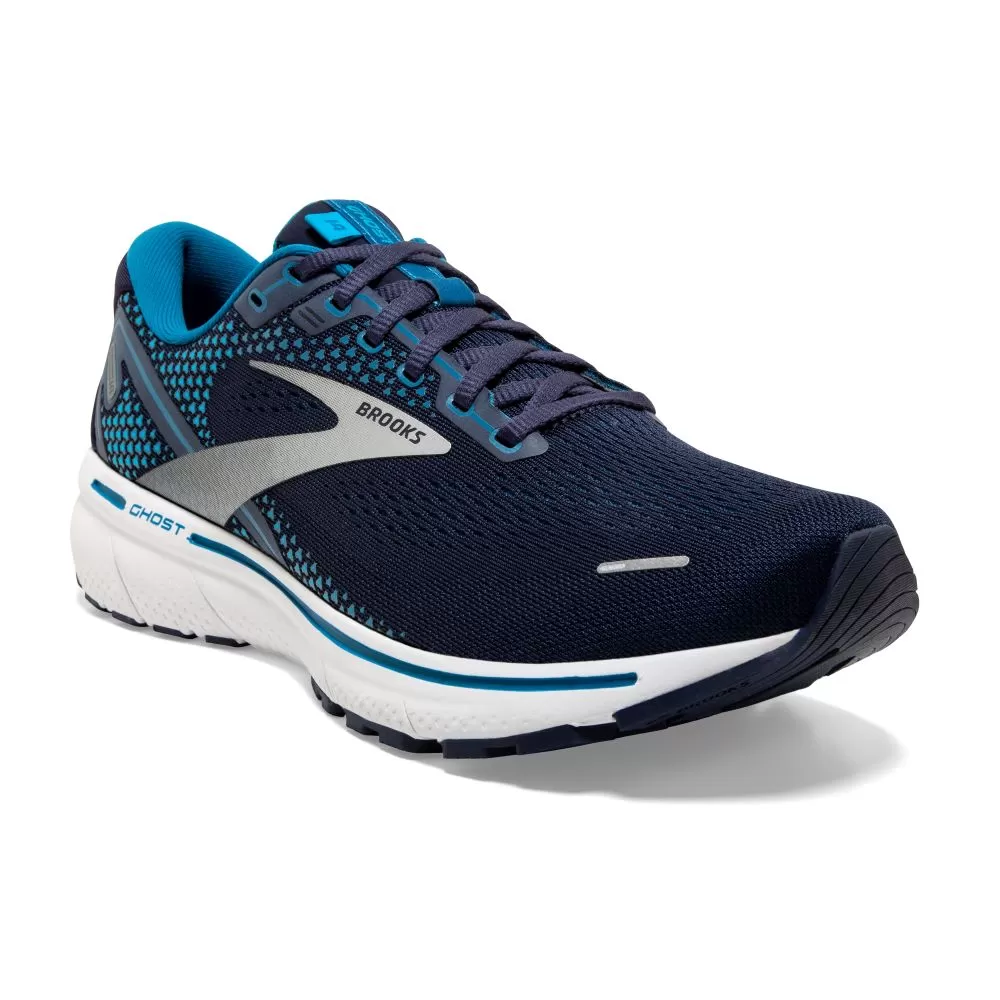 'Brooks' Men's Ghost 14 - Navy / Stellar / White