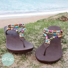 Brown Sparkle Karma -- Pali Hawaii Thong Sandals