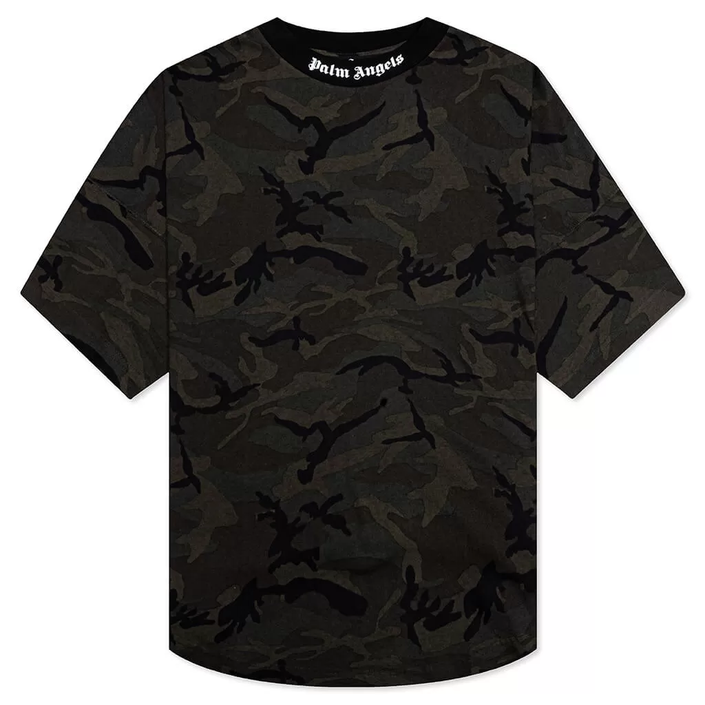 Camo Classic Logo Over Tee - Military/Black