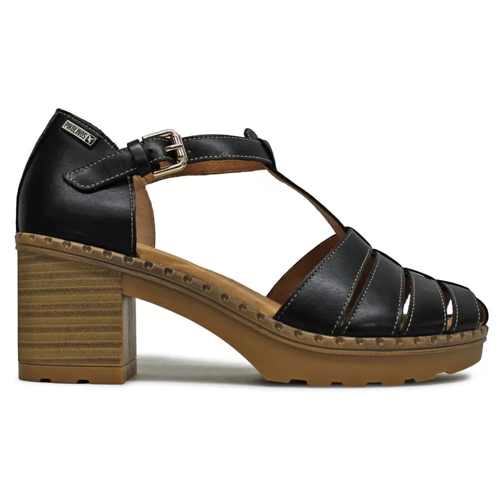 Canarias Leather Women's Heel Sandals