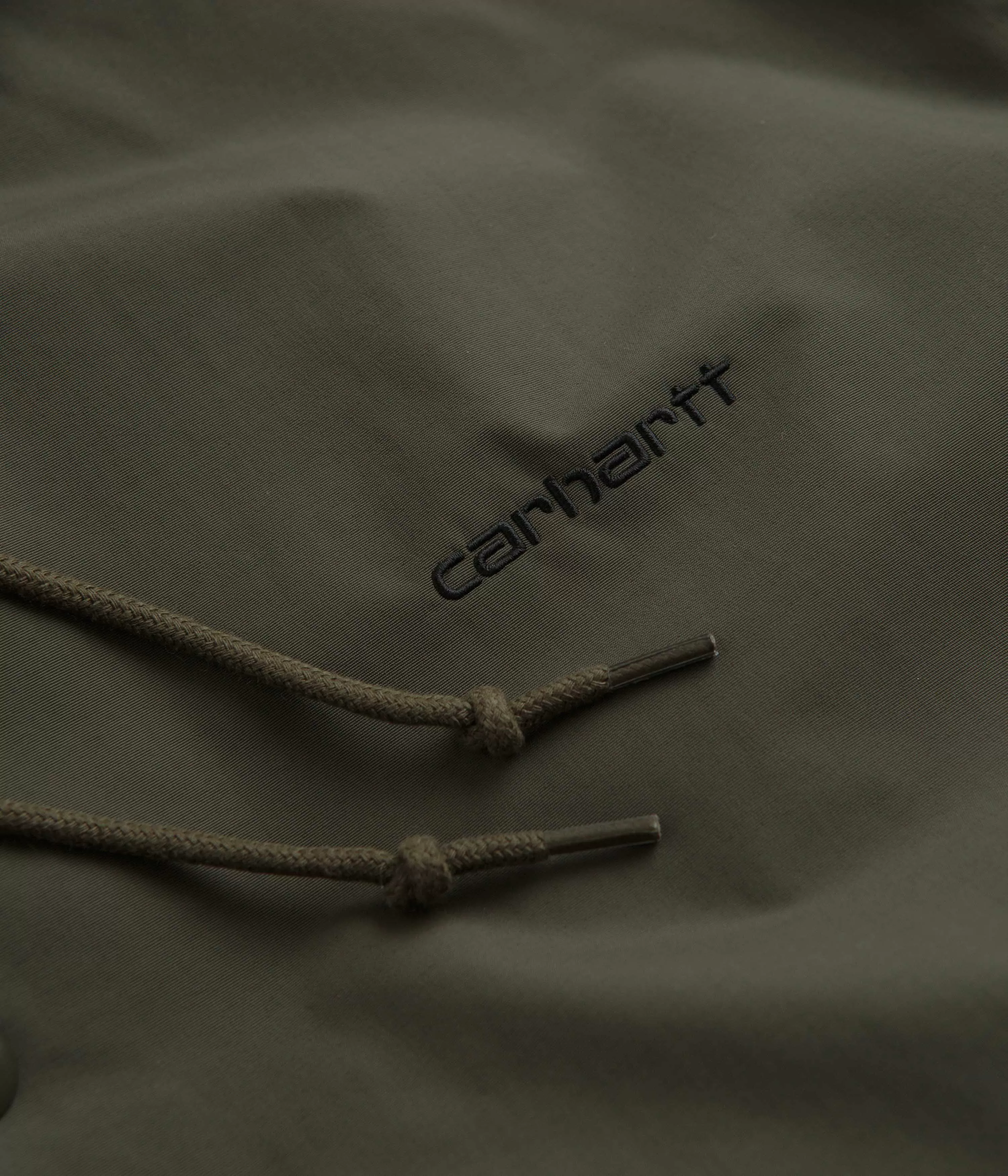 Carhartt Hooded Coach Jacket - Cypress / Black