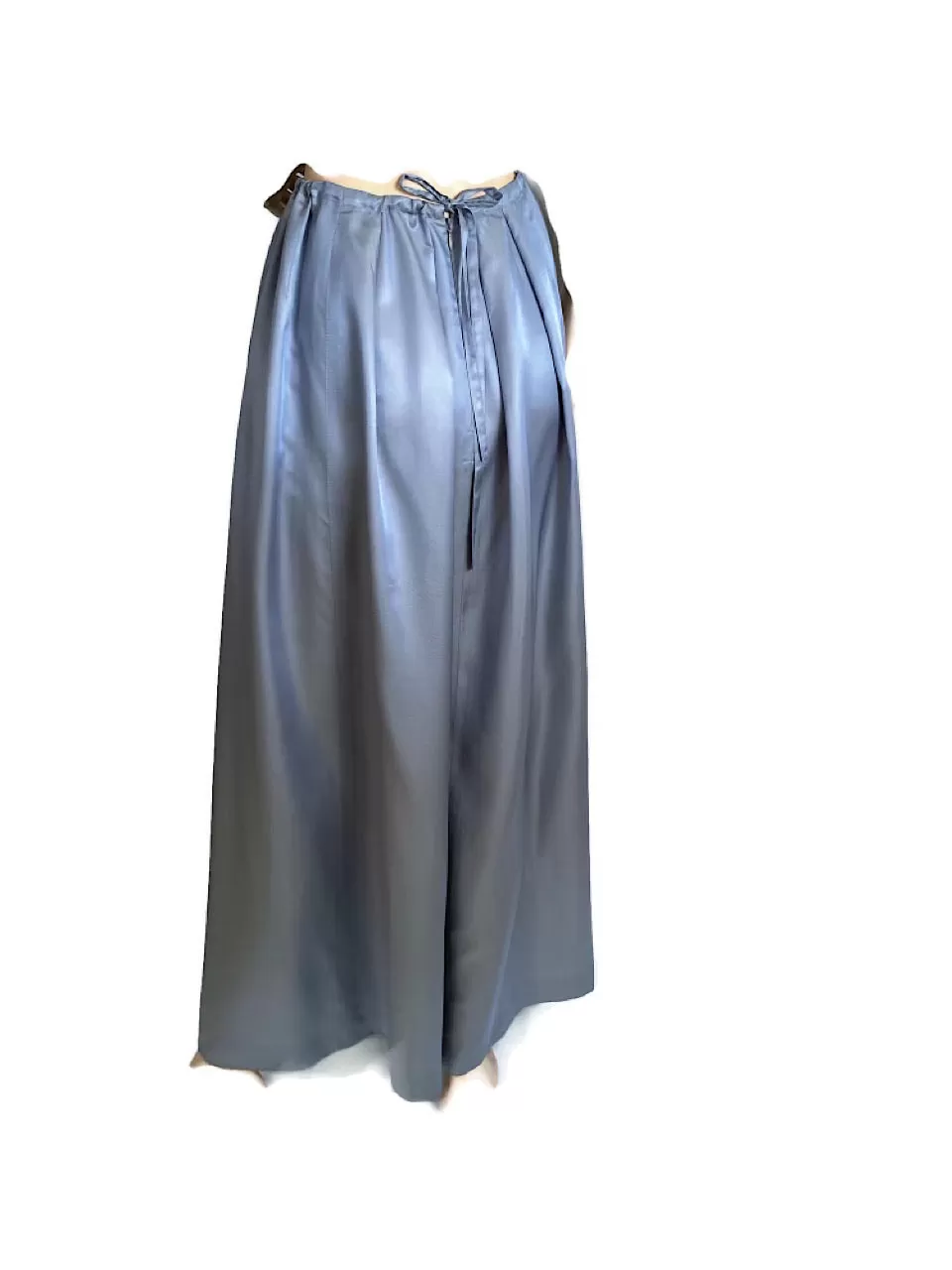 Chanel 00C 2000 Cruise Resort Dusty Blue Silk Skirt Set