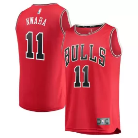 Chicago Bulls David Nwaba Fanatics Branded Fast Break Player Icon Jersey Kids - Red | Ireland T4139J0