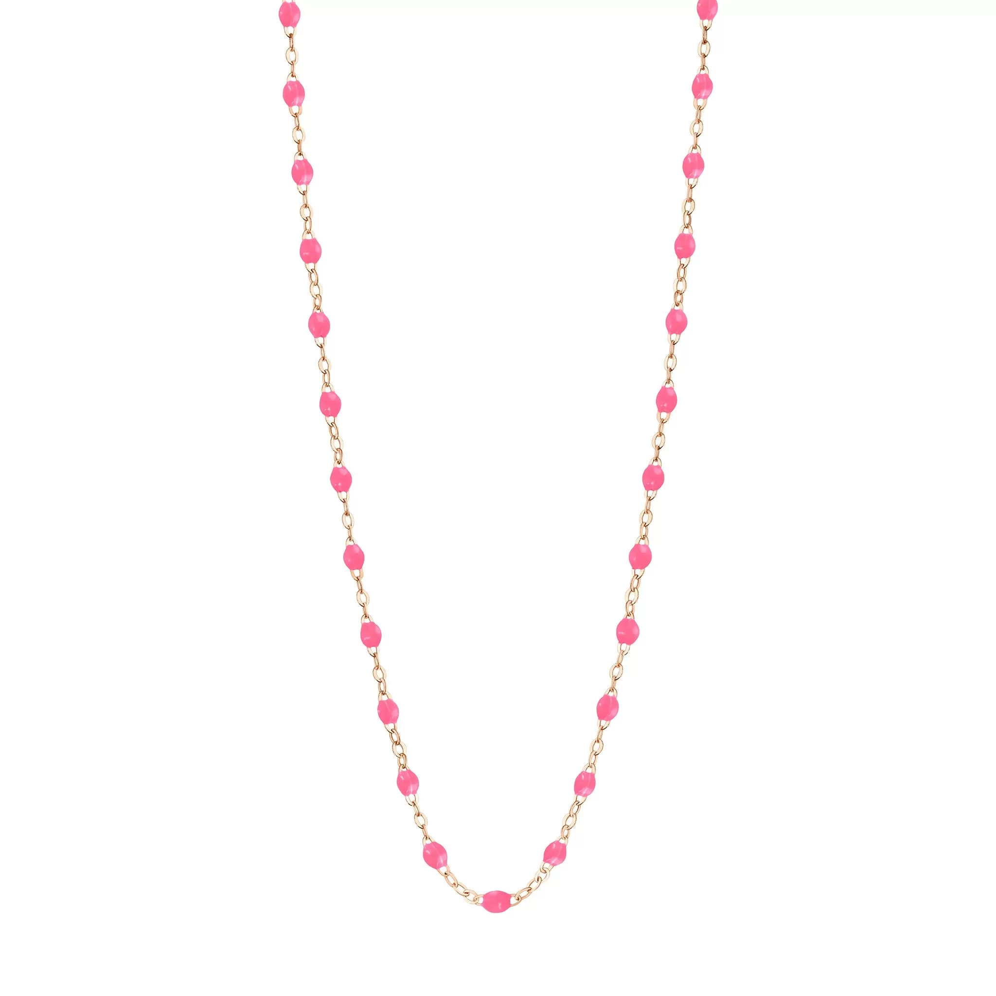 Classic Gigi Pink necklace, Rose Gold, 16.5"