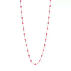 Classic Gigi Pink necklace, Rose Gold, 16.5"