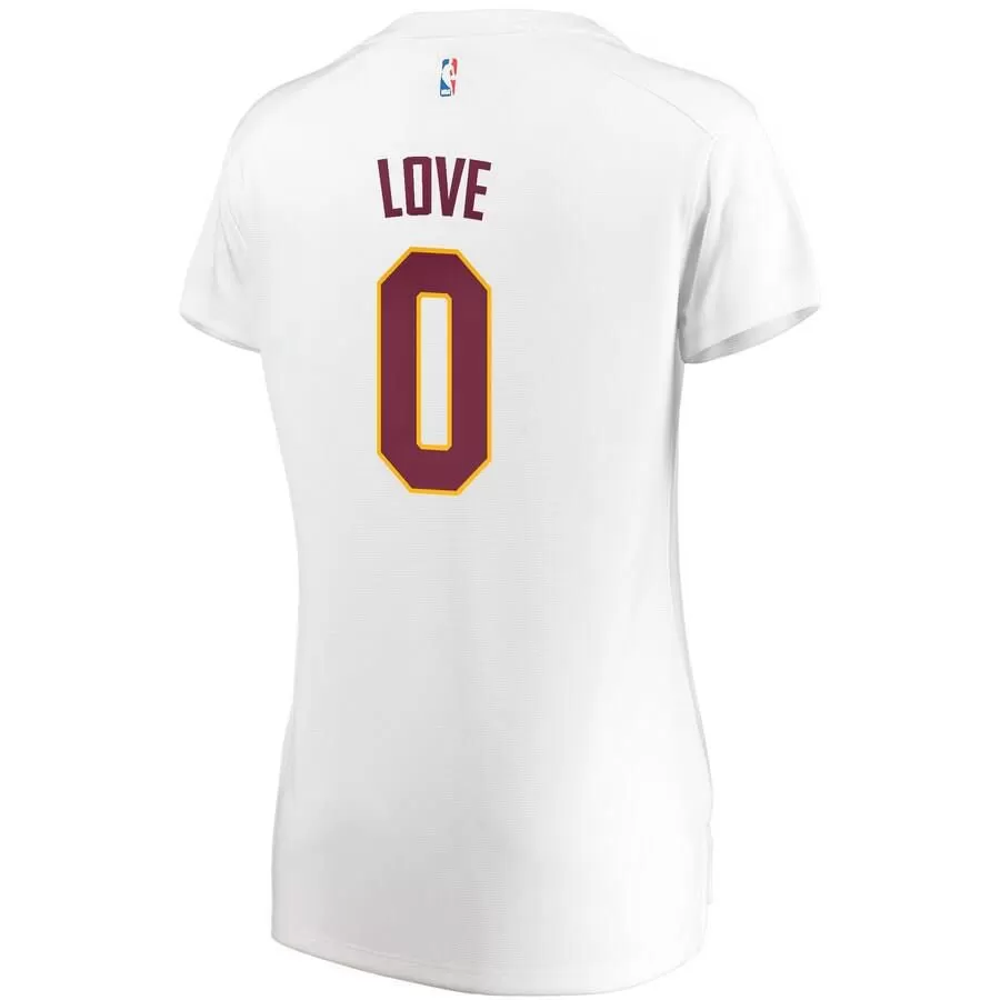 Cleveland Cavaliers Kevin Love Fanatics Branded Fast Break Player Association Jersey Womens - White | Ireland H0360A4