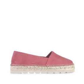 Closed Toe Suede Leather Espadrilles for Women - Alma-A