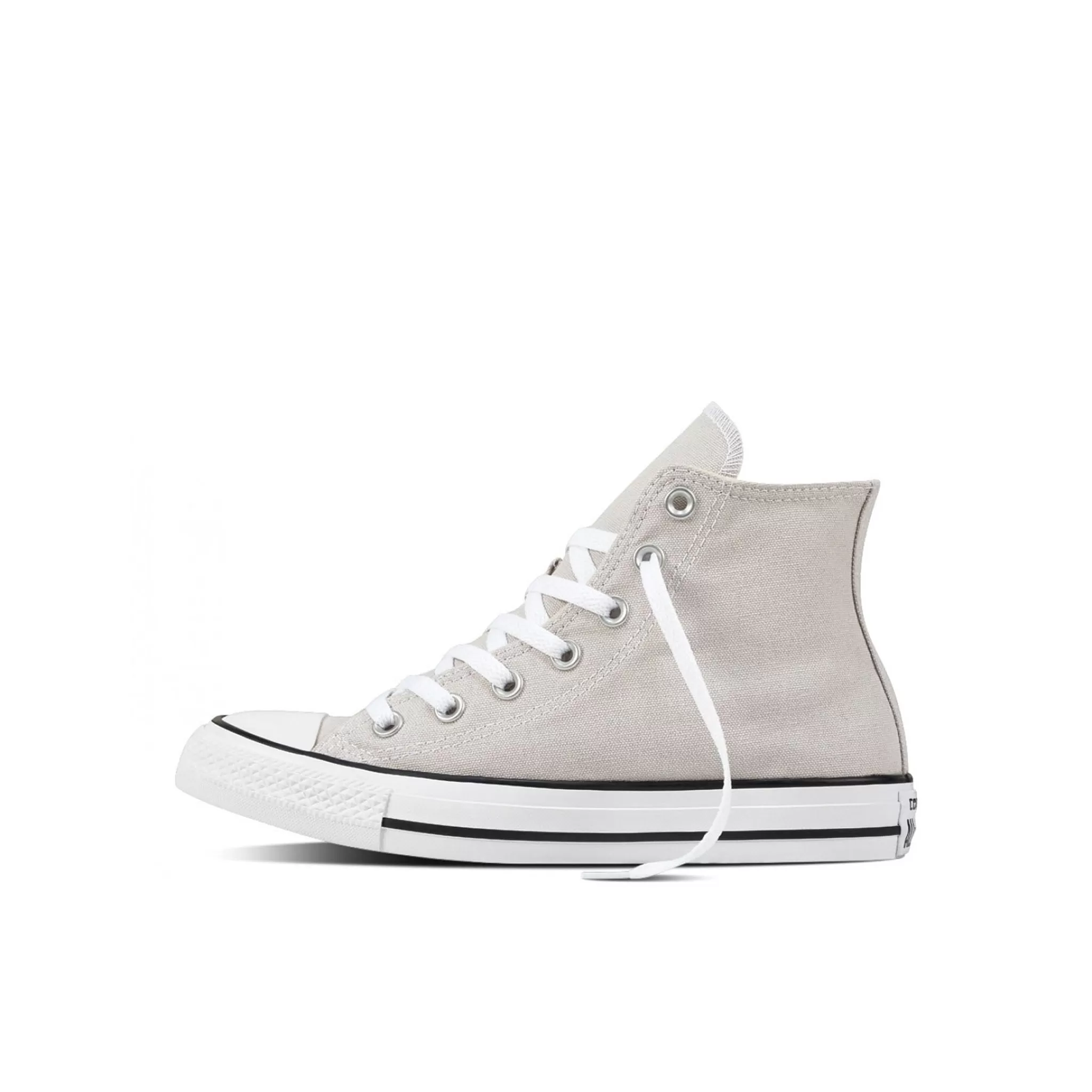 Converse Chuck Taylor All Star Hi Lace-Up Grey Canvas Womens Plimsolls 157617C