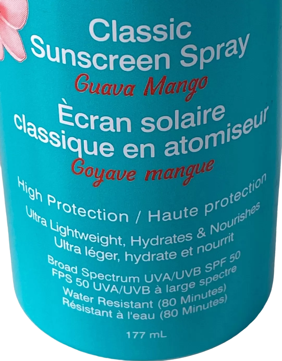 COOLA Classic Sunscreen Spray SPF 50 Guava Mango 177 ml