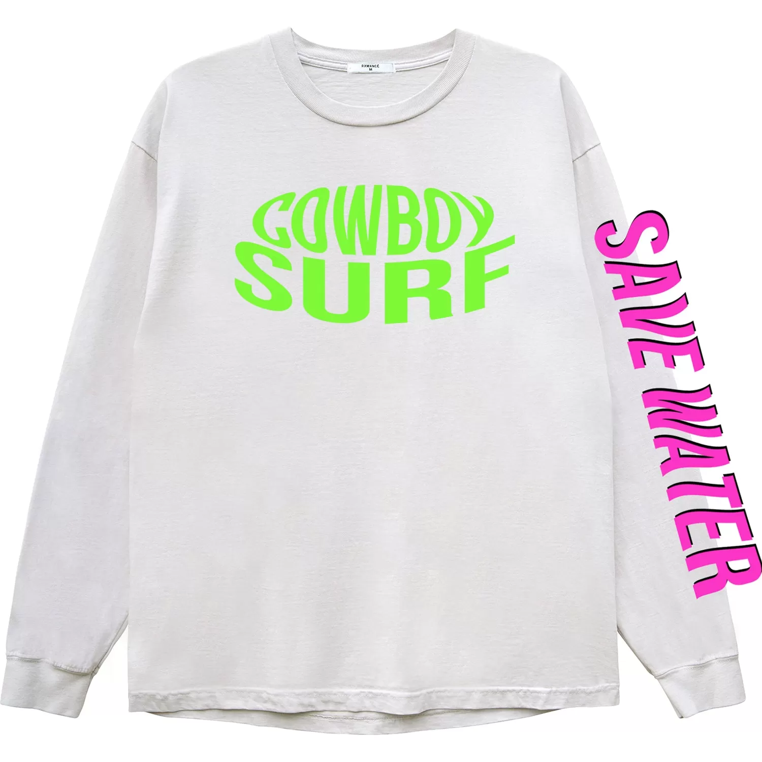 COWBOY SURF SAVE WATER LONG SLEEVE TEE