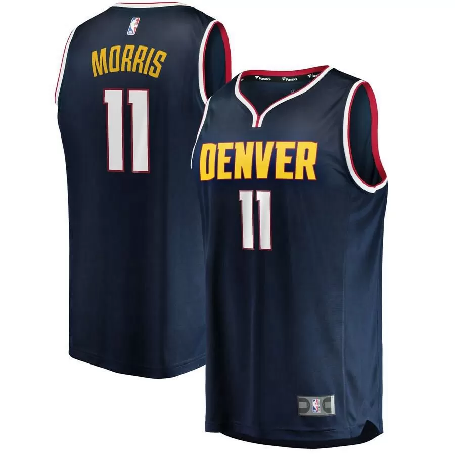 Denver Nuggets Monte Morris Fanatics Branded Fast Break Player Icon Jersey Kids - Navy | Ireland W7963F9