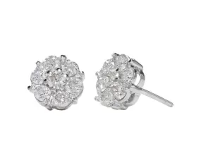 Diamond Cluster Earring