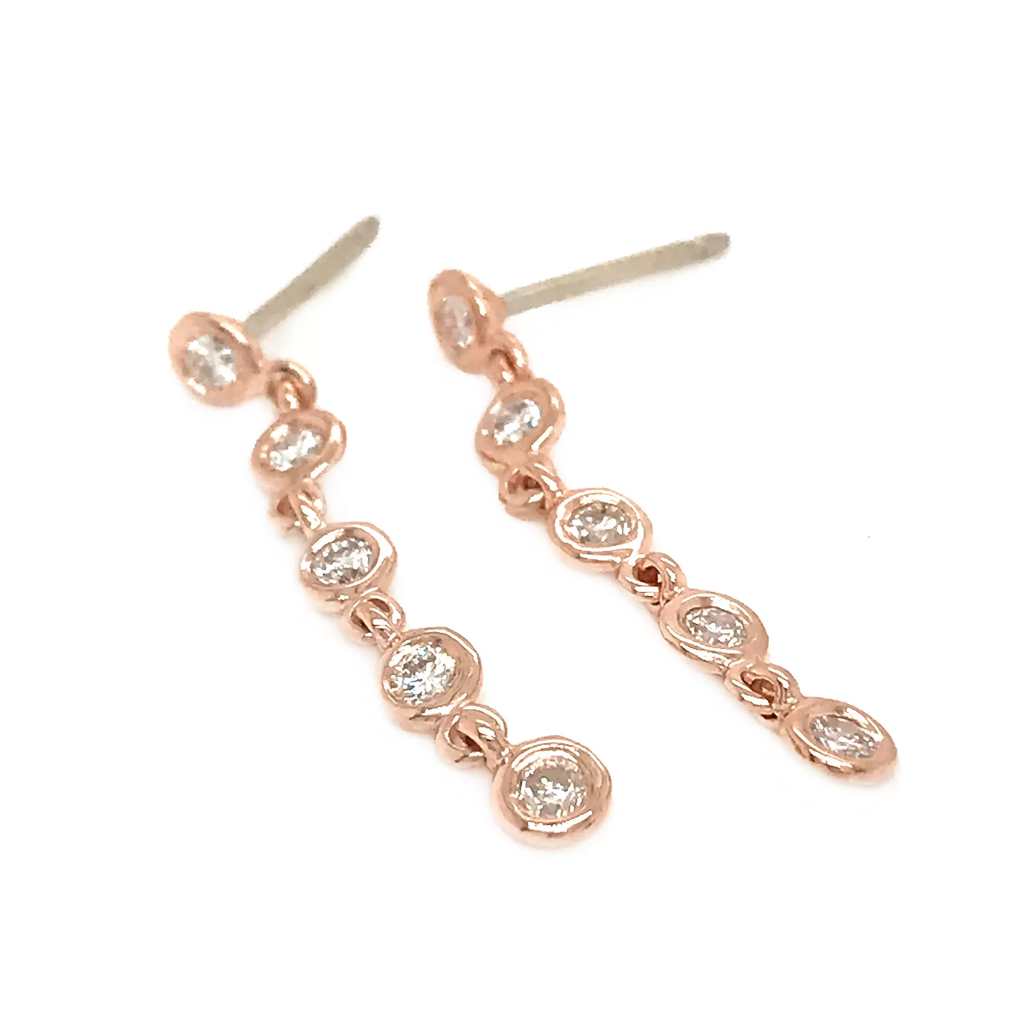 Diamond Drop Earrings