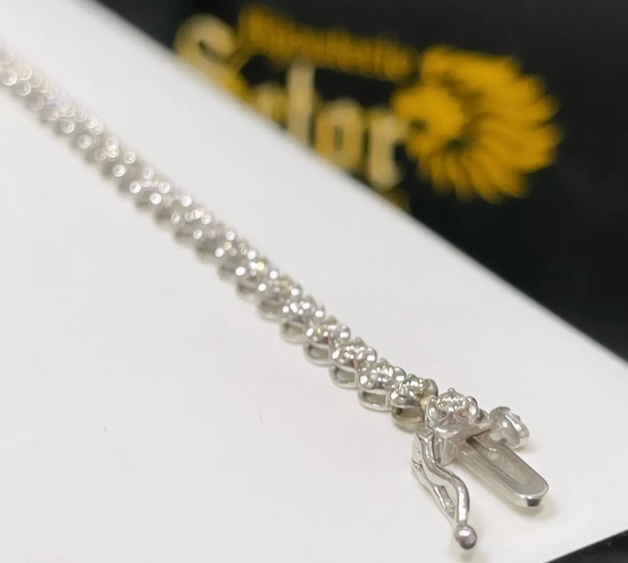 Diamond tennis bracelet