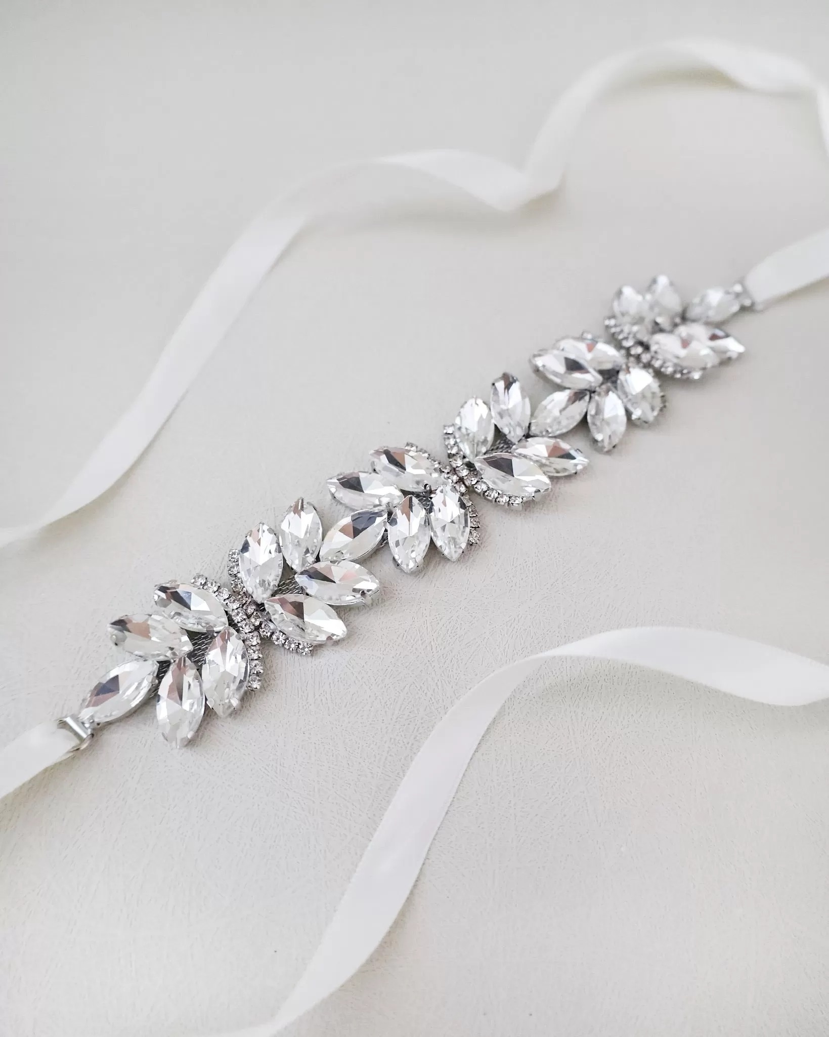 Embellished Butterfly Wedding Sash