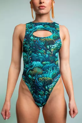 Faewood Cut Out Sideboob Bodysuit