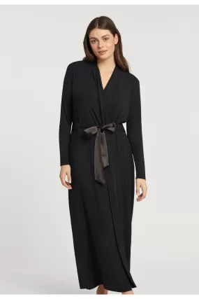 Fleur't Iconic Long Robe with Silk Ties - Style 621