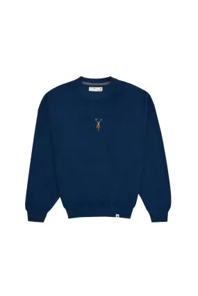 Geyik Super Soft Sweatshirt - ndigo Mavi