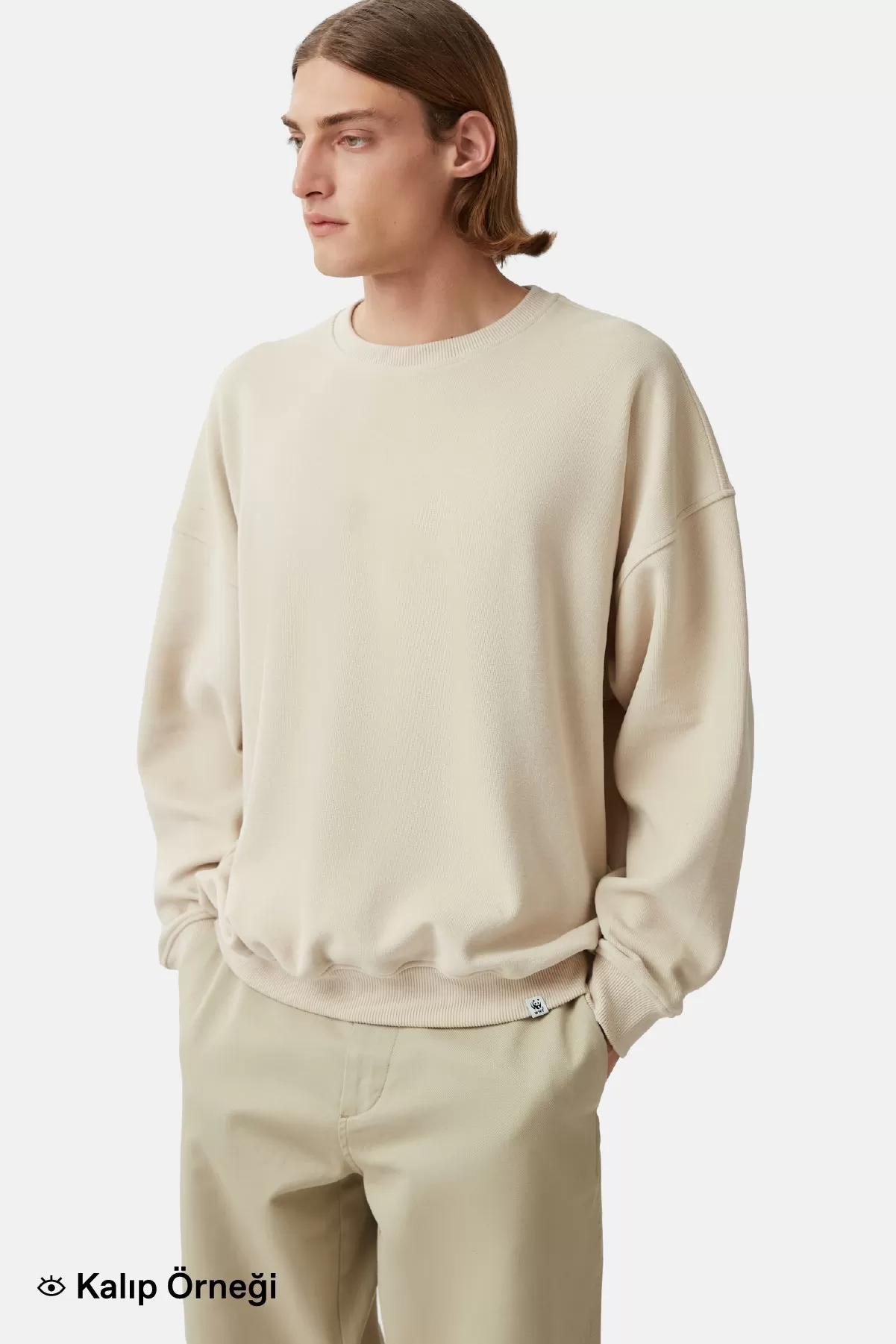 Geyik Super Soft Sweatshirt - ndigo Mavi