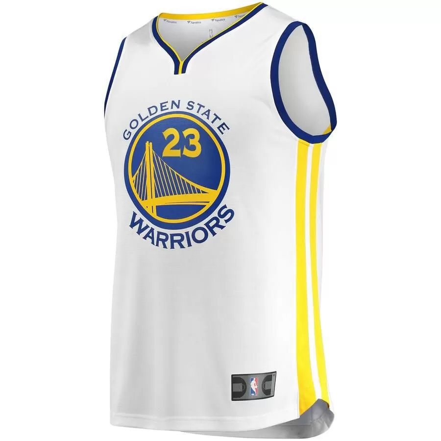 Golden State Warriors Draymond Green Fanatics Branded Replica Fast Break Association Jersey Kids - White | Ireland K1013V1