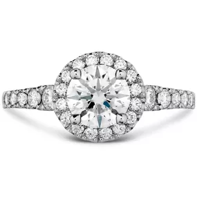 Hearts On Fire Transcend Premier Halo Diamond Engagement Ring