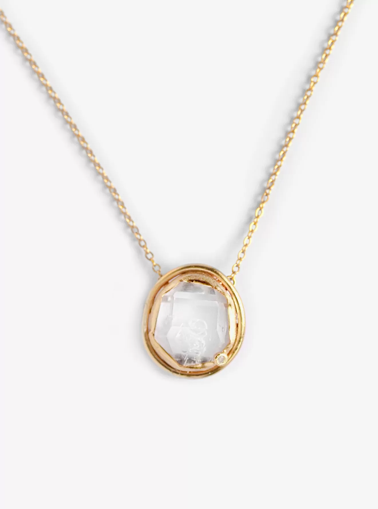 Herkimer Quartz Necklace