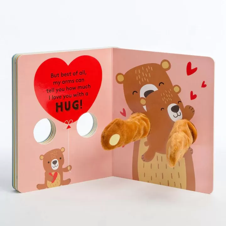 Hug Me Little Bear Finger Puppet Book