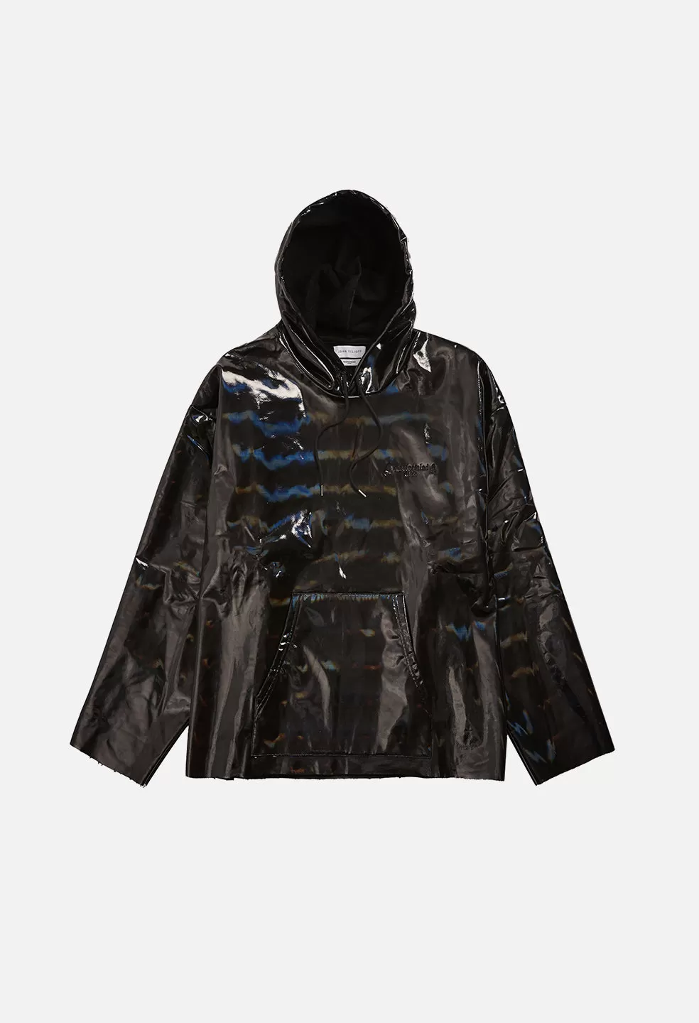 JE X Mastermind Holographic Terry Poncho Hoodie / Black