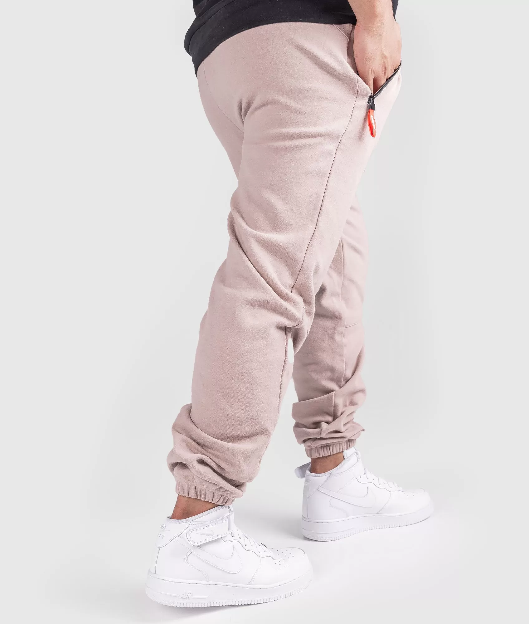 Katakana P1 Fleece Track Pants - Latte