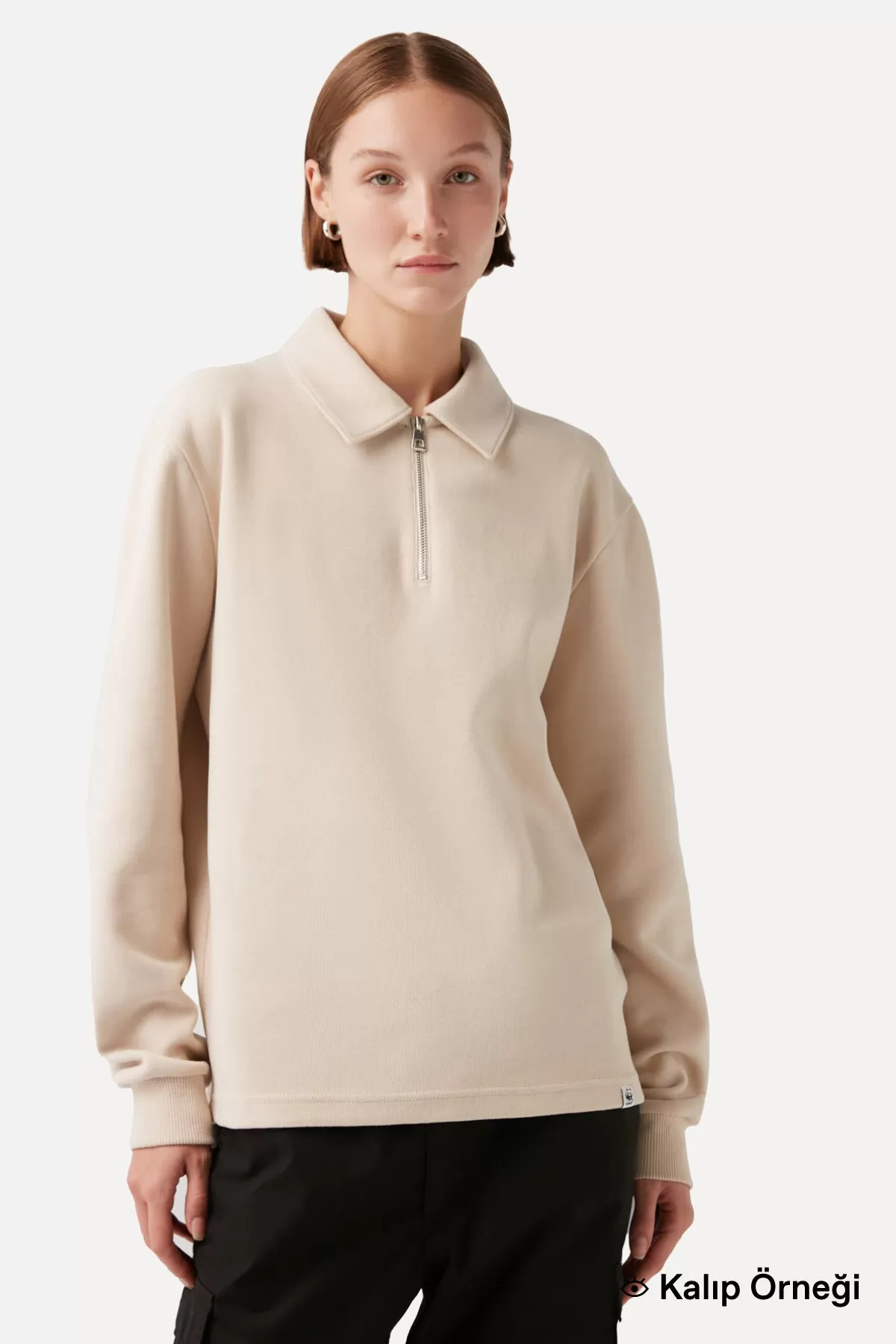 Koala Super Soft Polo Sweatshirt - Mavi