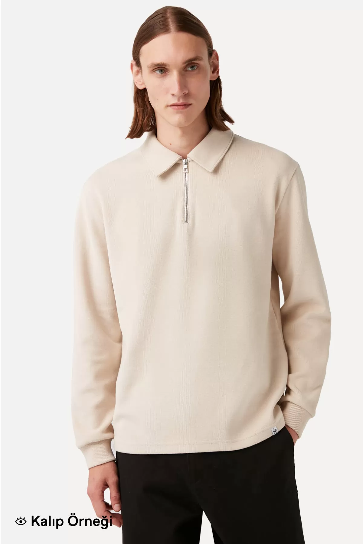 Koala Super Soft Polo Sweatshirt - Mavi