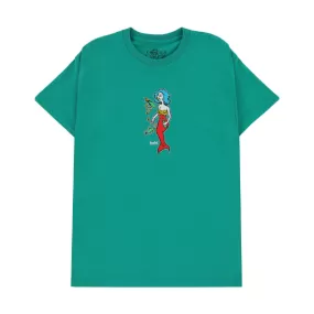 Krooked Mermaid T-Shirt - Kelly/Multicolor